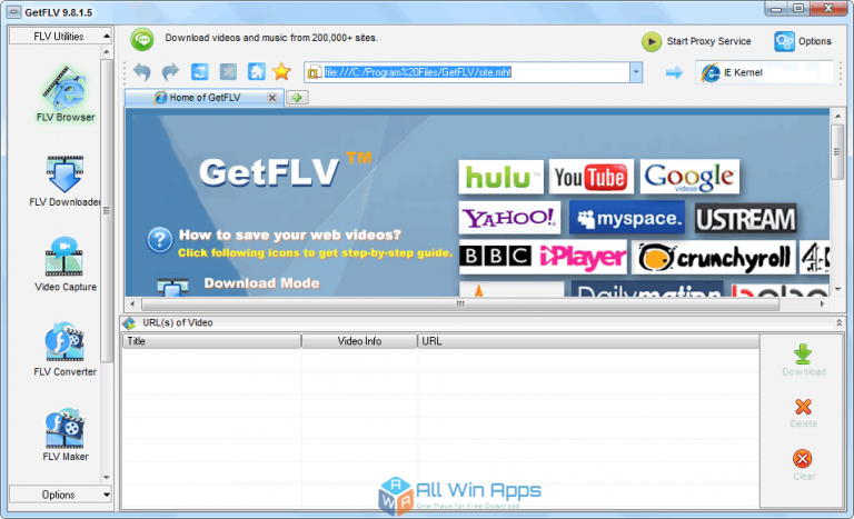 free instals GetFLV Pro 30.2307.13.0